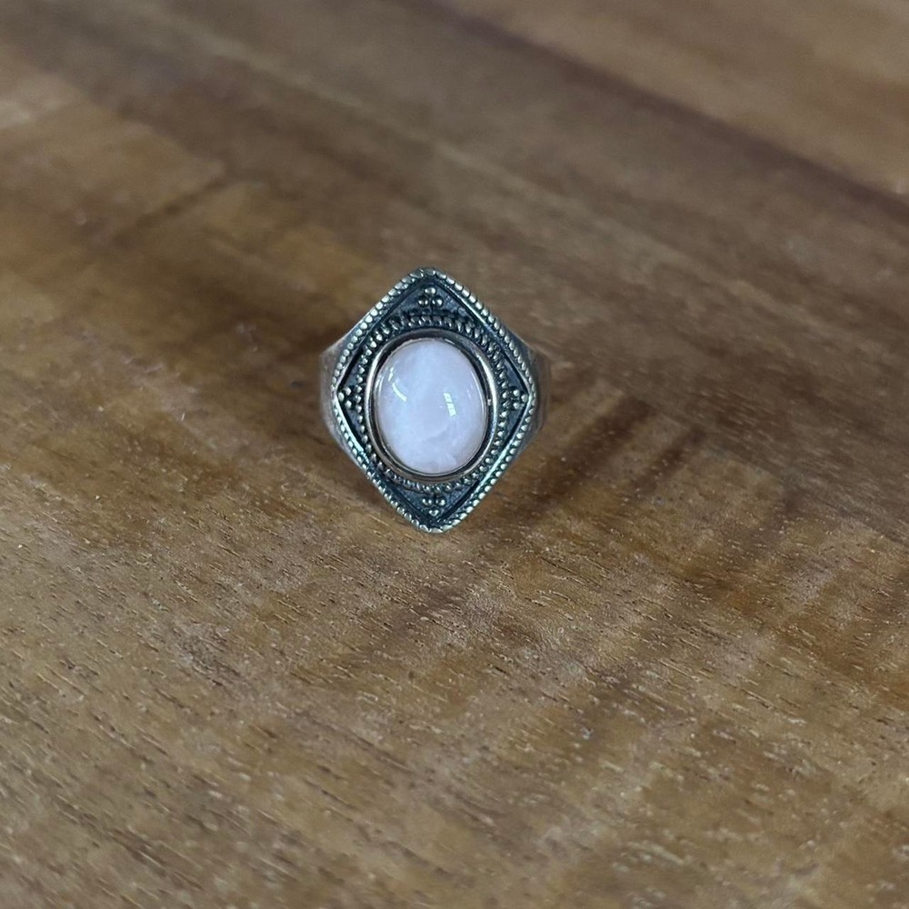 Rose Quartz ring - Picture 2 of 4